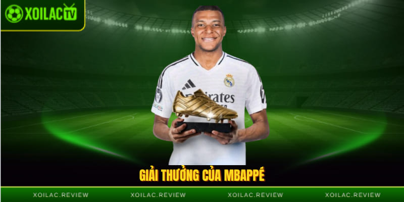 Giải thưởng của Mbappé